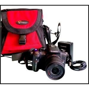Panasonic G10 Mirrorless Camera 12.1MP with 14-42mm Lens Charger 16GB SD‎ Card
